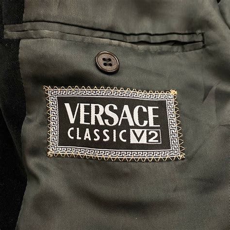 v2 by versace vintage|Versace classic v2 suit.